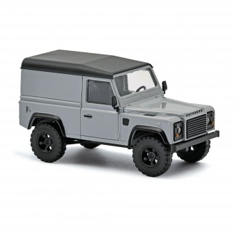 Busch Autos 54356 Land Rover Defender 90 silber/schwarz 