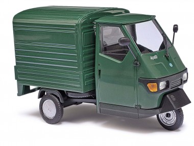 Busch Autos 60051 Piaggio Ape50 Kastenaufbau grün 