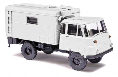 Busch Autos 60268 Bausatz Robur LO 2002 mit Kofferaufbau 