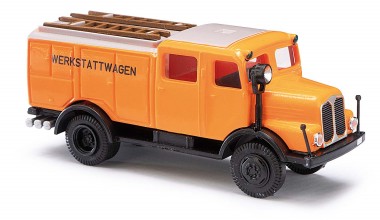 Busch Autos 95612 IFA S4000 TLF16 Werkstattwagen orange 