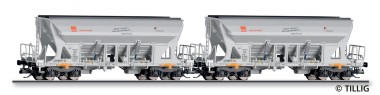 Tillig 01074 HVLE/Holcim Selbstentl.wg. Set 2tlg Ep.6 