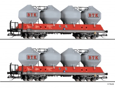 Tillig 01115 BTK Güterwagen-Set 2-tlg Uacs 451.1 Ep.5 