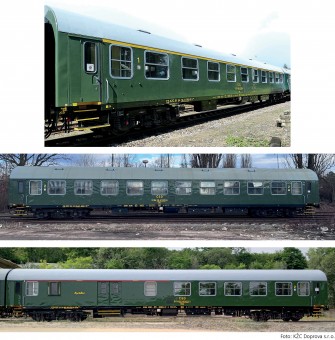 Tillig 01122 Personenwagenset Retro-Zug der KÄC Dopr 