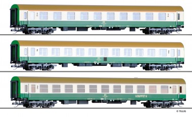 Tillig 01124 Reisezugwagenset der DR, bestehend aus  