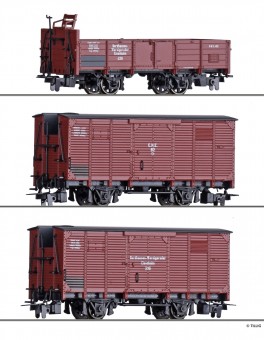 Tillig 01273 GHE Güterwagen-Set 3-tlg. Ep.2 