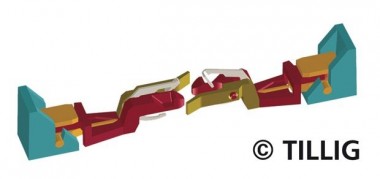 Tillig 08845 Kupplung (V200 DR), 2 Stü 