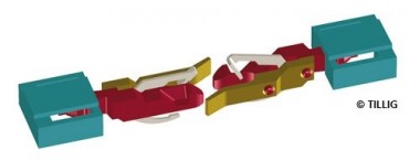 Tillig 08849 Kupplung (Kasten), 20 Stü 