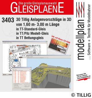 Tillig 09545 TT Gleispläne I (USB-Stick) 