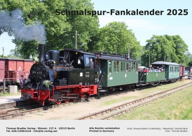 Tillig 09731 Schmalspur-Fankalender 2025 