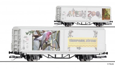 Tillig 14856 START-Schiebewandwagen Hbis-tt Mein Zoo 