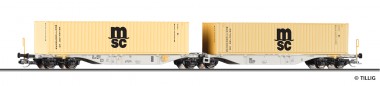 Tillig 18077 Containertragwagen der AAE 