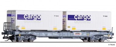 Tillig 18157 SBB HUPAC Taschenwagen Sdkmms Ep.5 