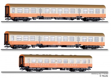 Tillig 70061 Reisezugwagenset "Museums-Städteexpre 