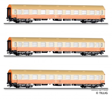 Tillig 70063 Reisezugwagenset "Städteexpress" der 