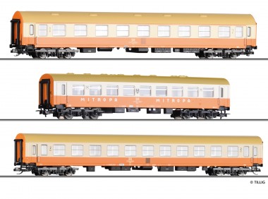 Tillig 70064 DR Städteexpress Reisezugwagen-Set Ep.4  