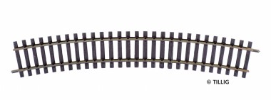 Tillig 82121 Gleis gebogen R490 22,5° 