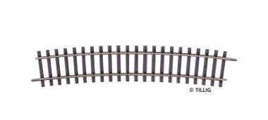 Tillig 82123 Gleis gebogen R600 15,0° 