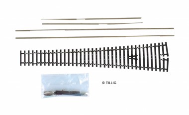 Tillig 83427 Flexsteg BW 12° Bausatz, brüniert 