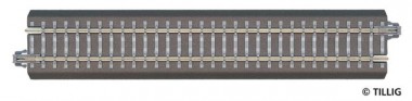 Tillig 83701 Bettungs-Gleisstück grau G1 L=166mm 