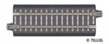 Tillig 83702 Bettungs-Gleisstück grau G2 L=83mm 