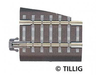 Tillig 83721 Bett.-Gleis Paß-St. grau G5 36mm rechts 