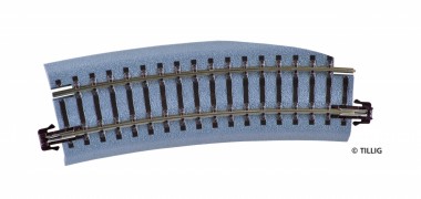 Tillig 83730 Bett.-Gleis Paß-St. braun geb. links R22 