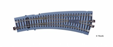 Tillig 83863 Hand-Innenbog.w. rechts m.Bett. br. 15° 