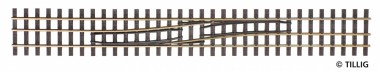 Tillig 85186 Gleiswechs. rechts/links H0-H0e, L=228mm 