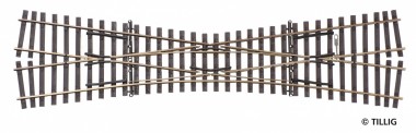 Tillig 85395 Hand-Einfachkreuzungsweiche 15°, L=228mm 