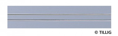 Tillig 87007 Gleis Asphalt/Beton gerade 211,2 mm 