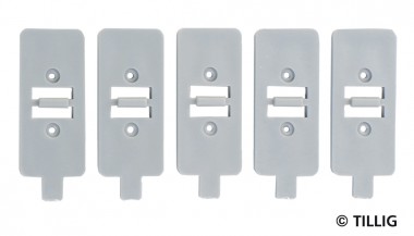 Tillig 87979 Halter Nachrüstung H0m parallel, 10 St. 