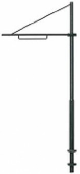 Sommerfeldt 107 Straßenbahn Streckenmast, neue Bauart 