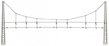 Sommerfeldt 132 Quertragwerk komplett mit Masten 480 mm 