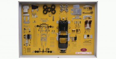 CMC A-016 CMC: Jaguar C-Type -  Bauteile-Display 