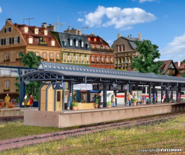 Vollmer 43541 ICEe-Bahnsteig 3-tlg 