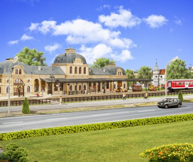 Vollmer 43559 Bahnsteig Baden-Baden 6-tlg. 