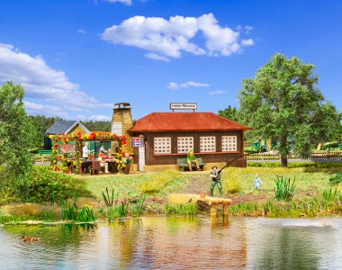 Vollmer 43615 Forellen-Räucherei 