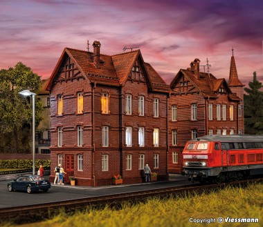 Vollmer 43806 Eisenbahner Wohnhaus 