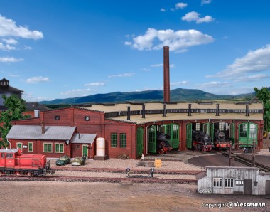 Vollmer 45758 Ringlokschuppen 6-ständig 