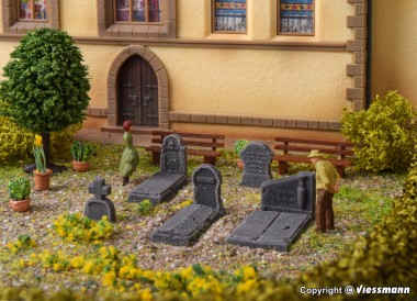 Vollmer 48282 Deko-Set Grabmale 