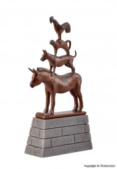 Vollmer 48287 Bremer Stadtmusikanten Statue 