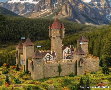 Vollmer 49910 Burg aus dem Mittelalter  