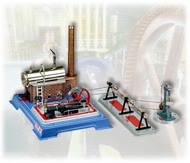 Wilesco 00165 D165 Dampfmaschine Sparpaket 