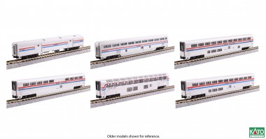 Kato 106-3531 Amtrak Personenwagen-Set Superliner Ep.4 