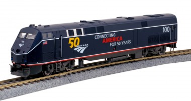 Kato 376113LS Amtrak Diesellok P42 - 50th Anniversary 