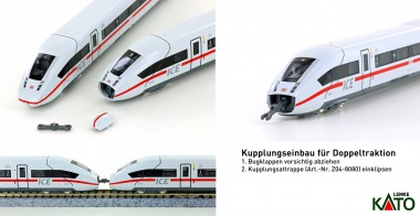 Kato Z04-8080 ICE4 Kupplungsstange 8 Stück 