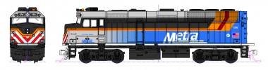 Kato USA 1769105DCC Metra Diesellok F40PH Ep.5/6 
