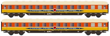 Hobbytrain 22216 2er Set Liegewagen Bcm 53 DB/Apfelpfeil 