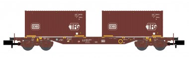 Hobbytrain 23202 Containerwagen Sgjkkmms 699 DB, Ep.IV,  