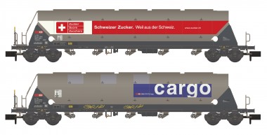 Hobbytrain 23479 SBB Cargo Silowagen-Set Ep.6 gealtert 